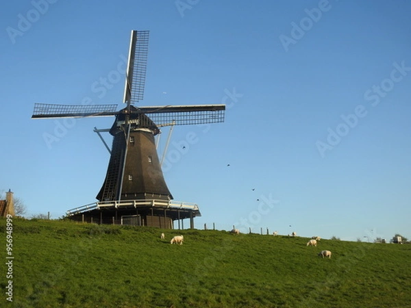 Obraz windmill in the country