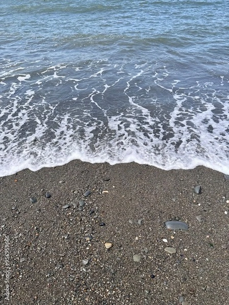 Fototapeta waves on the beach
