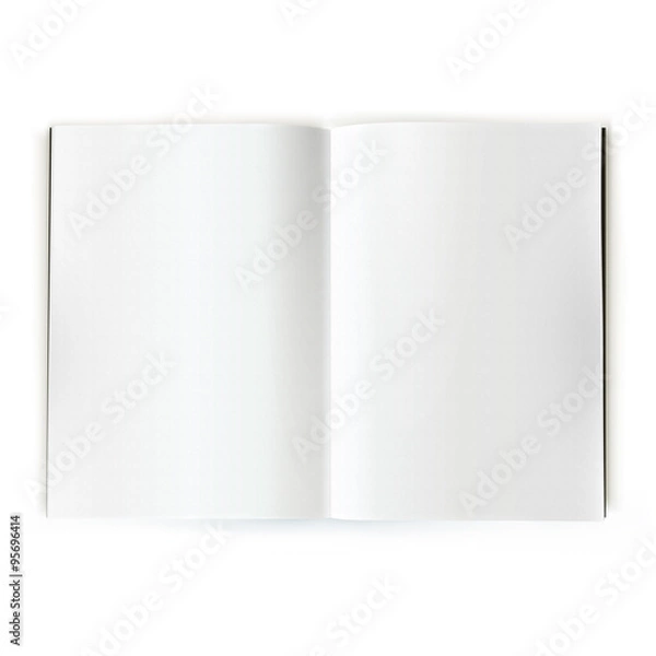 Obraz Open white magazine catalog
