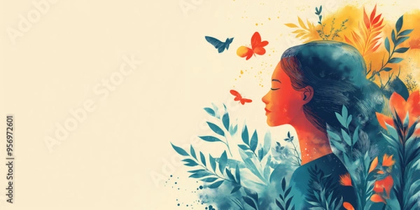 Fototapeta Positive Mental Health Care