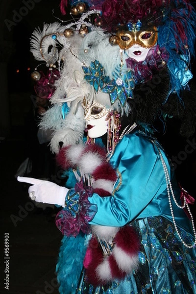 Obraz Carnaval de Venise bleu