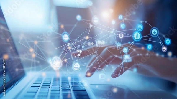 Fototapeta Customer relationship management (CRM) systems help businesses maintain detailed records of interactions with clients. By analyzing customer data companies can personalize their marketing efforts.