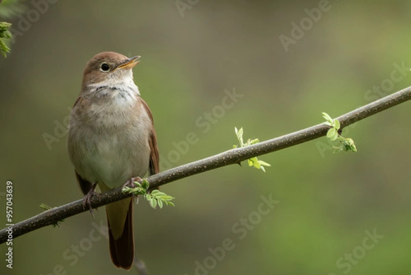 Obraz Nchatigall on a branch