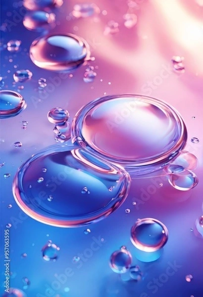 Fototapeta water drops background
