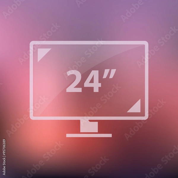 Fototapeta illustration of pc components icon