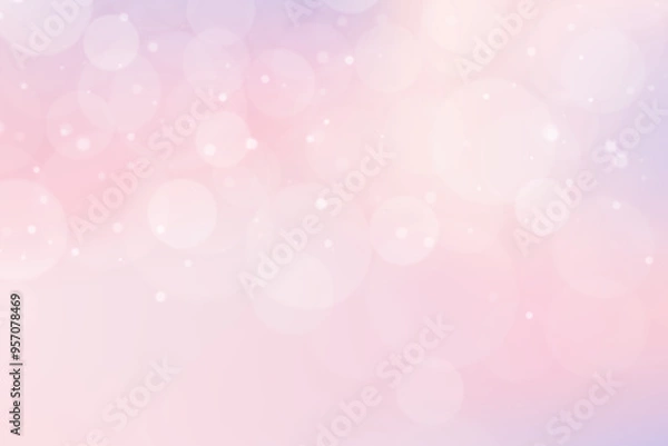 Fototapeta Colorful bokeh soft light abstract background