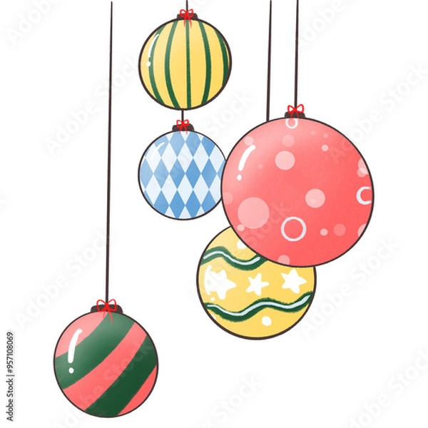 Obraz Christmas Balls
