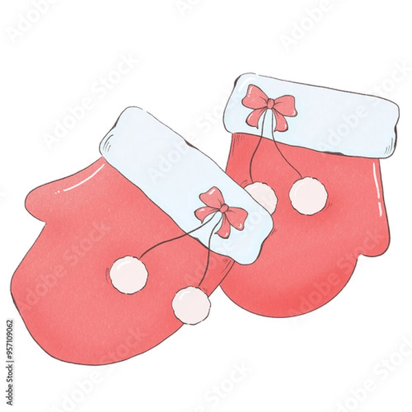 Obraz Christmas Gloves