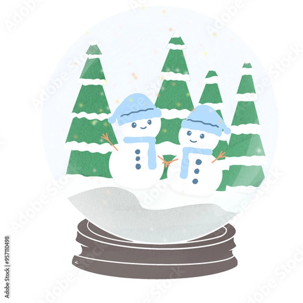 Obraz Christmas Snow Globe