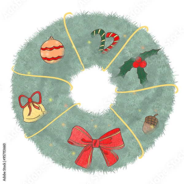 Obraz Christmas Wreath