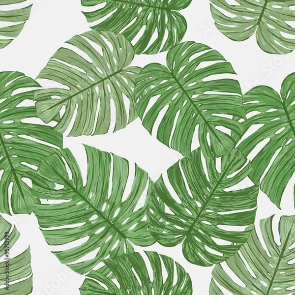 Obraz monstera pattern