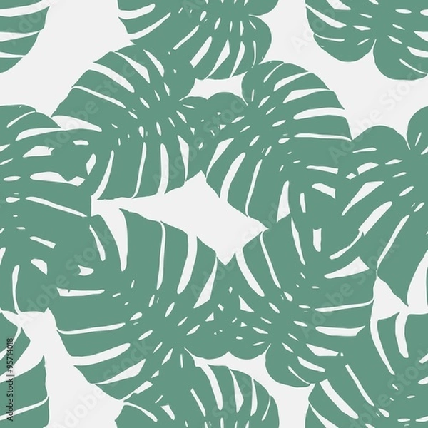 Obraz monstera pattern