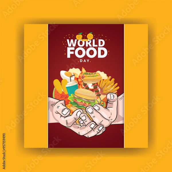 Obraz World Food Day Design