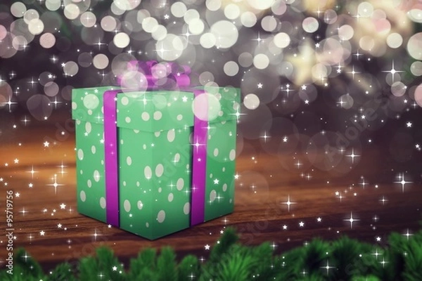 Fototapeta Composite image of twinkling stars