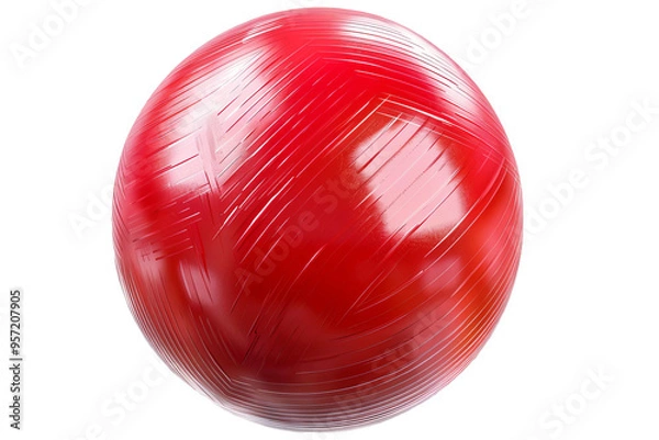 Fototapeta Yoga ball designed for fitness and exercise routines