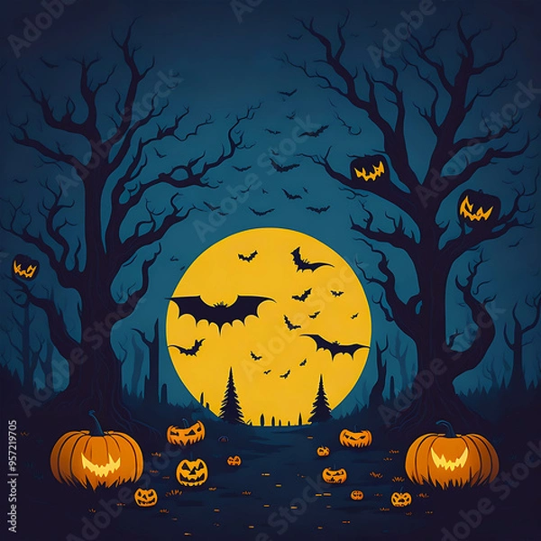 Obraz Happy Halloween Background
