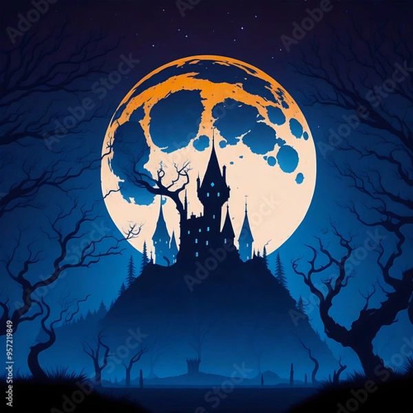 Obraz Happy Halloween Background