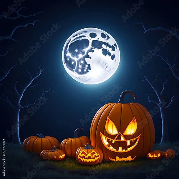 Obraz Happy Halloween Background