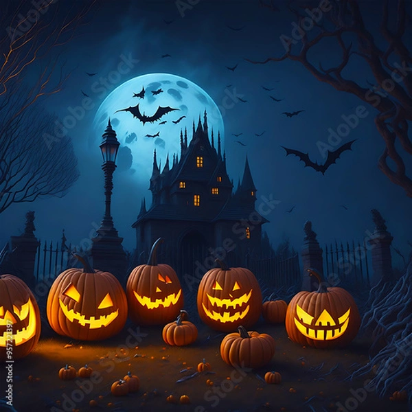 Obraz Happy Halloween Background