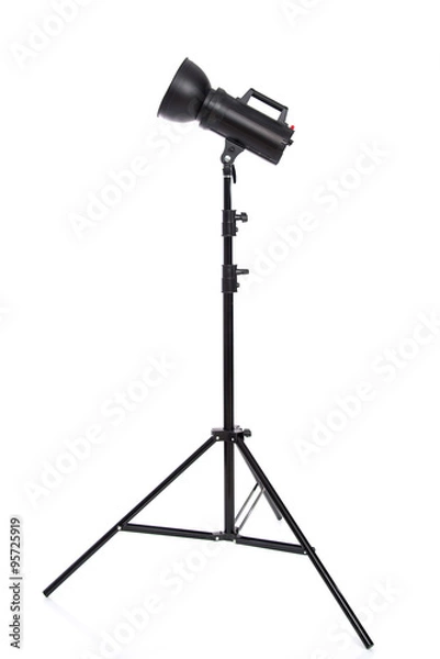 Fototapeta Studio lighting isolated