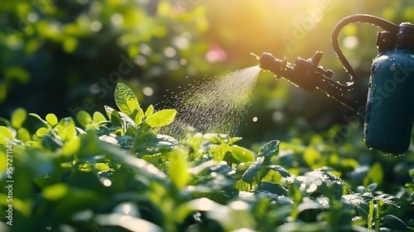 Obraz pest controllers spraying