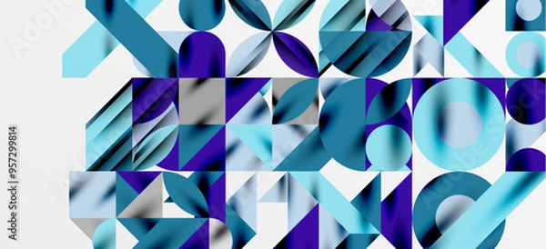 Fototapeta Geometric neo patterns. Abstract background for covers, banners, flyers and posters and other templates