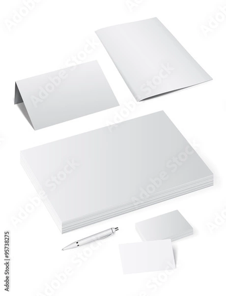 Fototapeta Corporate template mock up