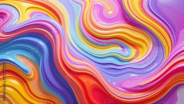 Fototapeta A Three-Dimensional Artistic Journey