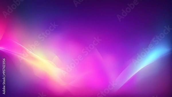 Fototapeta abstract background with glowing lines