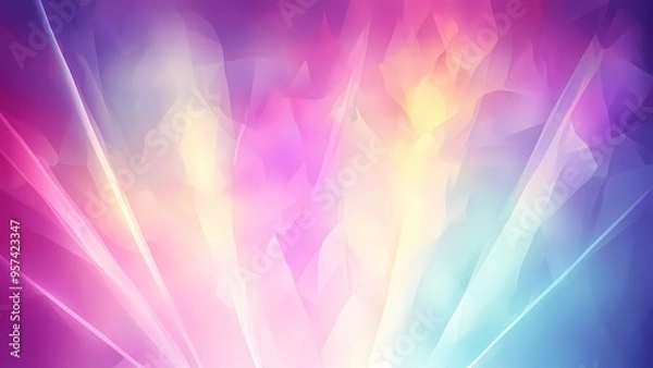 Fototapeta abstract background with rays