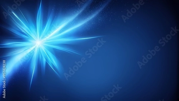 Fototapeta Blue light abstract background