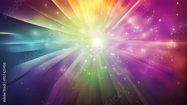 Obraz abstract background with stars