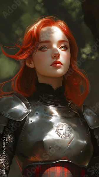 Obraz celtic druids and knights 