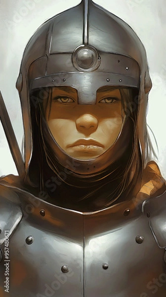 Obraz celtic druids and knights 