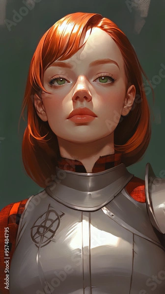 Obraz celtic druids and knights 