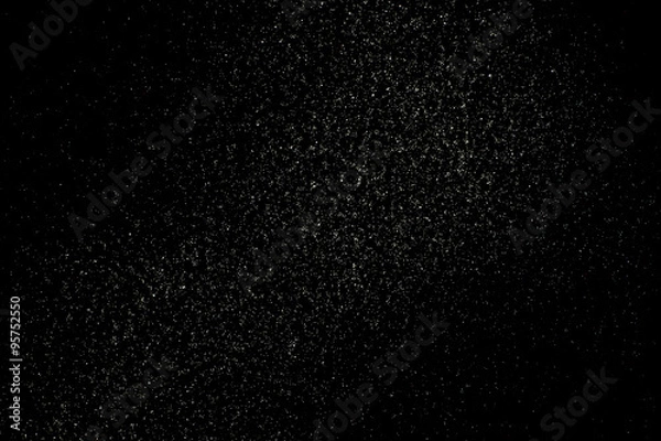 Obraz Abstract dark glitter lights texture or background.
