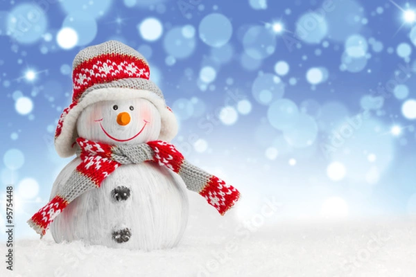Obraz Happy snowman
