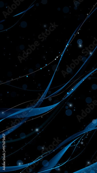 Fototapeta 背景 アブストラクト 曲線 波