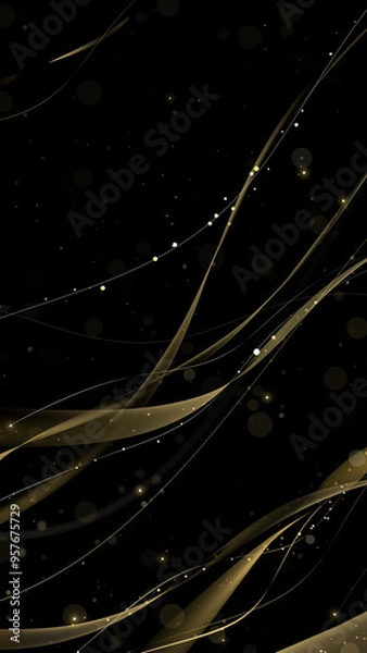 Fototapeta 背景 アブストラクト 曲線 波