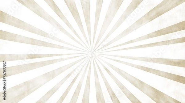 Fototapeta ベージュの集中線