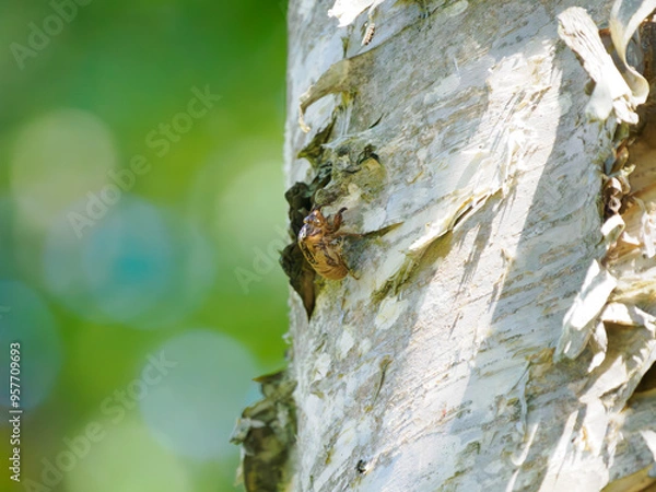 Obraz セミの抜け殻