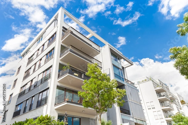 Obraz Haus mit Garten, Wohnung 