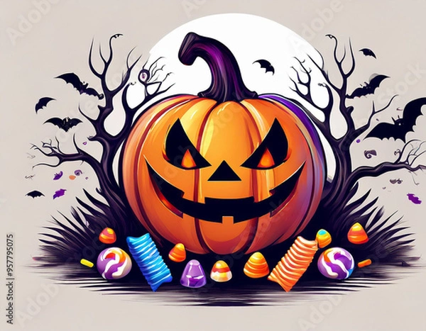 Obraz halloween pumpkin