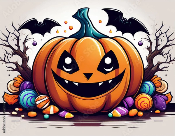 Obraz halloween pumpkin