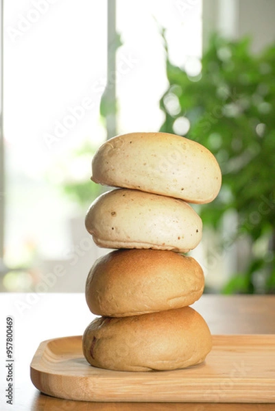 Obraz A healthy bagel breakfast