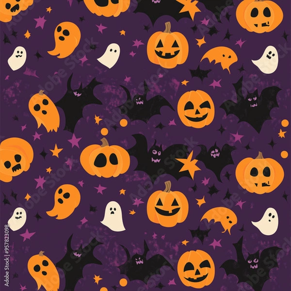 Obraz Halloween Patterns for Wallpapers