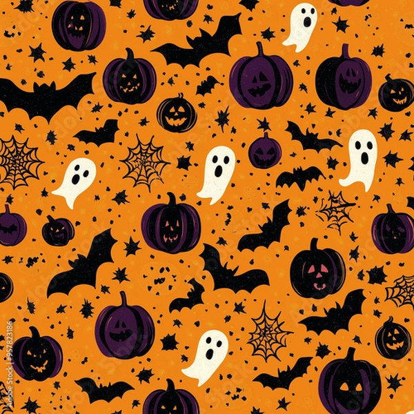 Obraz Halloween Patterns for Wallpapers