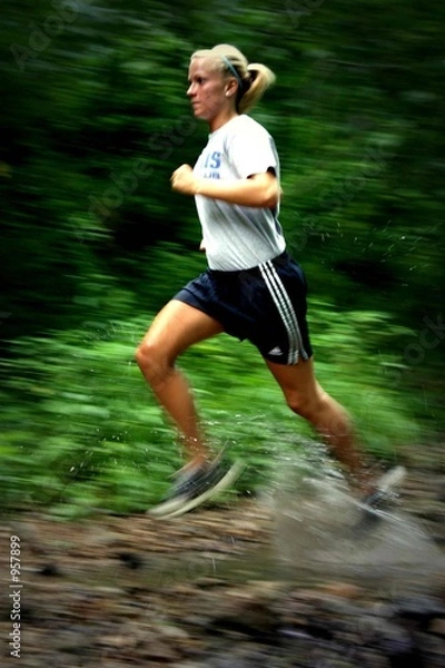 Fototapeta trail runner