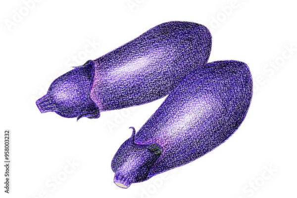 Obraz ナスのイラスト