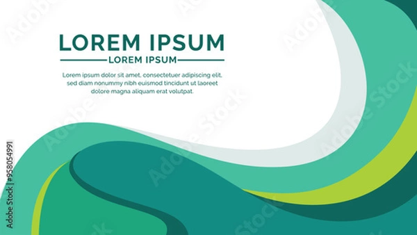 Obraz Abstract colourful background vector template design